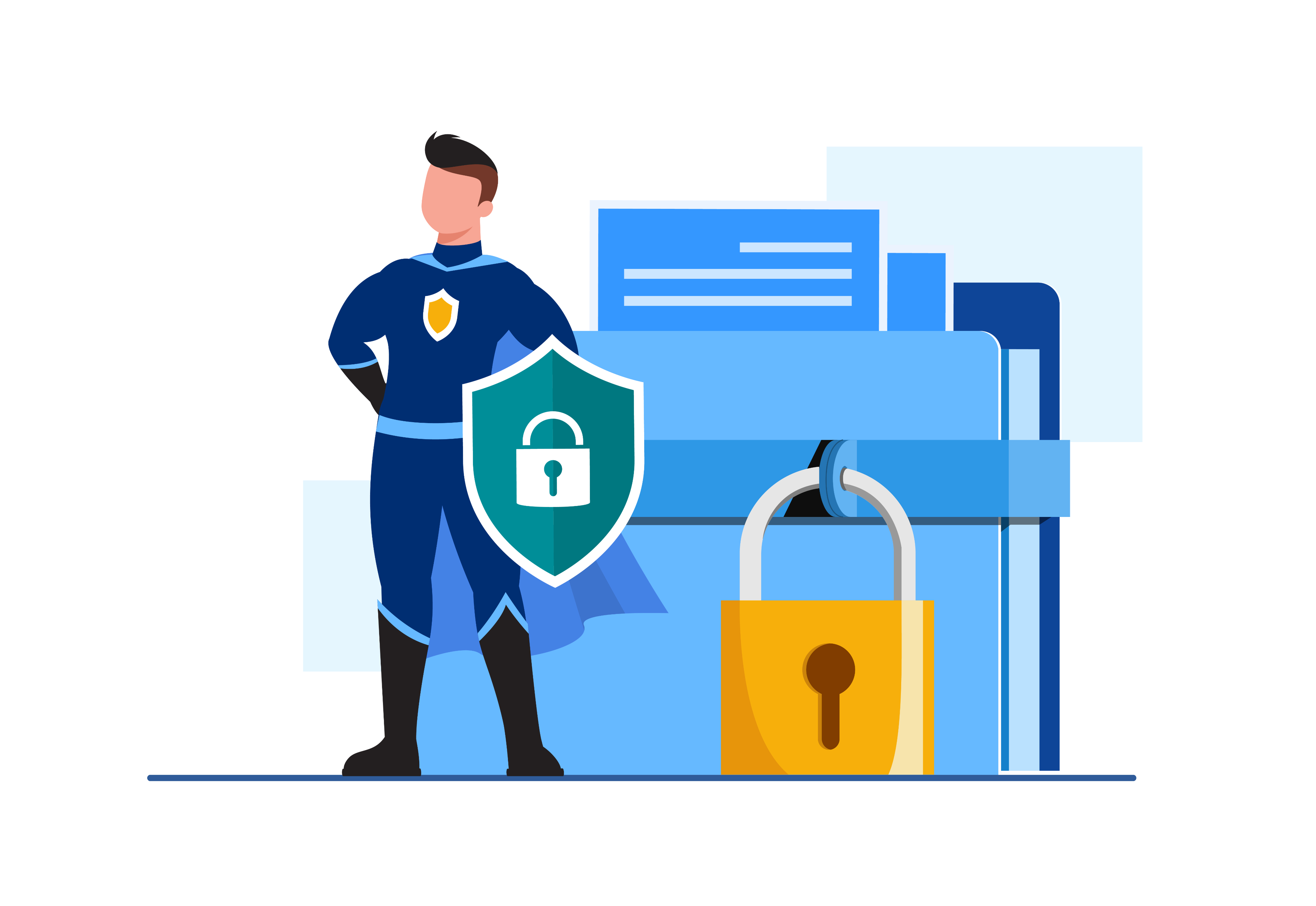 OT/ICS cybersecurity illustration