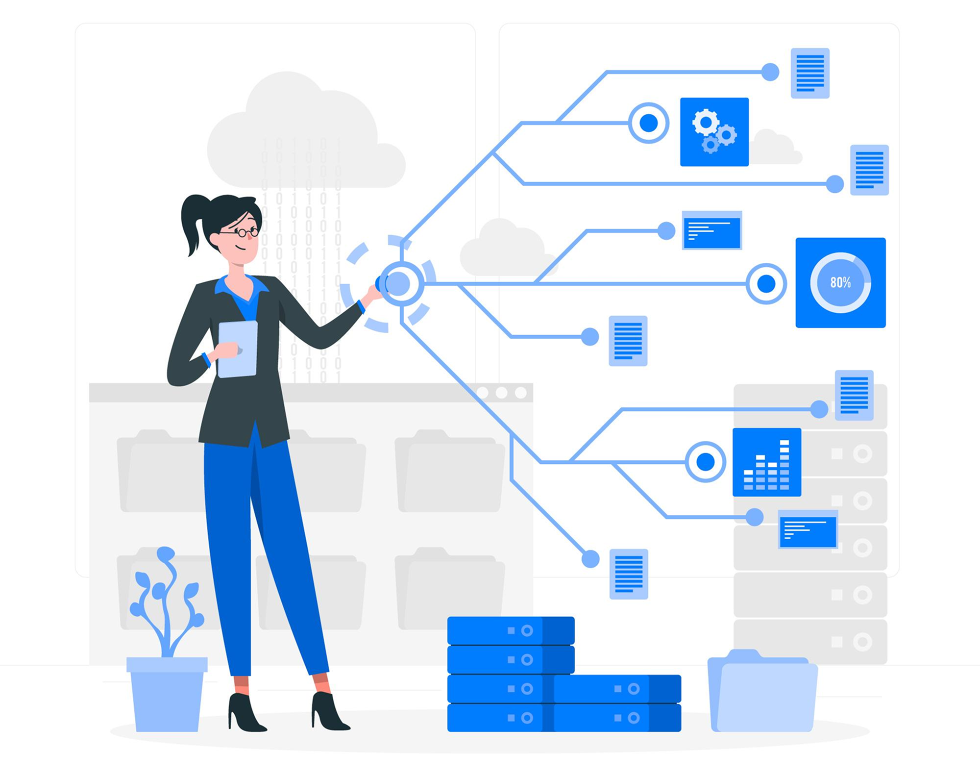 Network segmentation and architecture illustration